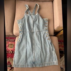 Abrand Denim Overall Dress